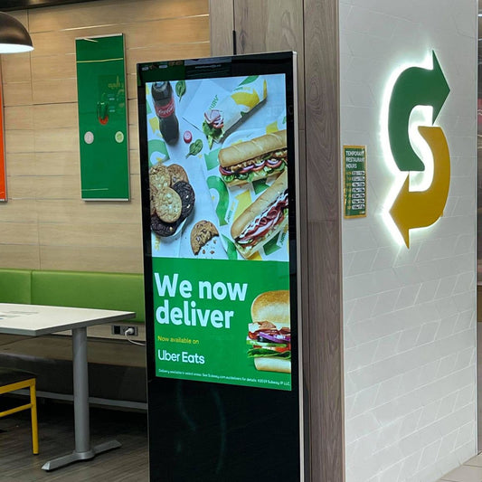 Rental LCD Sign Stand (Vertical)